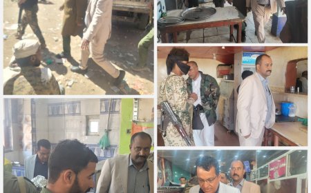 التوعية والحد من انتشار الأمراض: المدير الشاعري ينفذ حملة تفتيشية في مدينة الجبارة بمريس