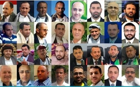 أسر المختطفين بإب تناشد المنظمات الدولية لإنقاذ أبنائها....