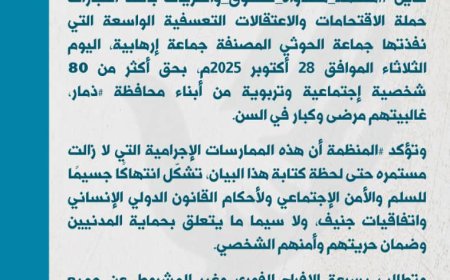 منظمة "مساواة" أكثر من 80 شخصية اجتماعية وتربوية في ذمار اعتقلها الحو...ثيون منذ الصباح....