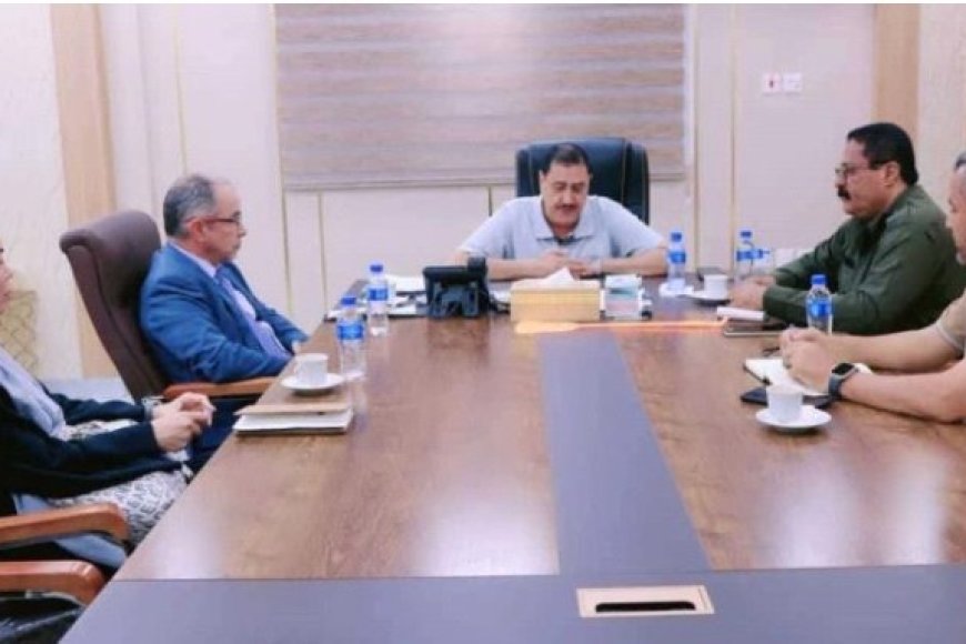 مدير شرطة عدن يبحث مع الأمم المتحدة تعزيز حماية العمل الإنساني في المدينة