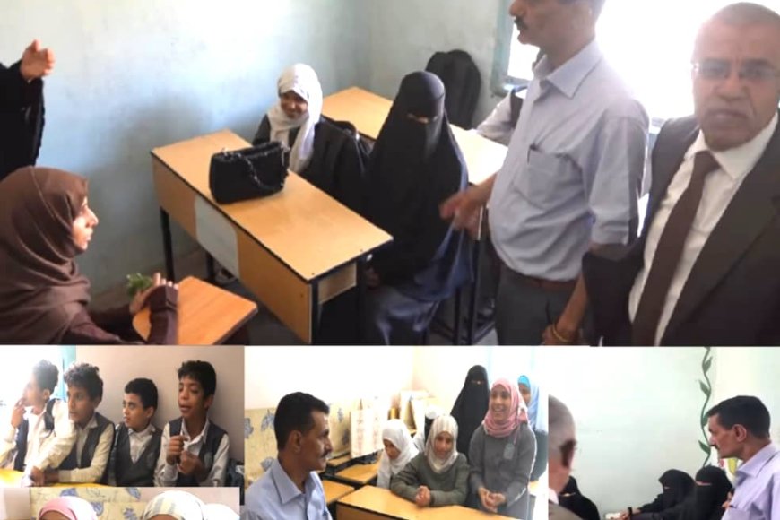 المشمر يؤكد دعم السلطة المحلية لمدرسة دروب الخير للمكفوفين في تعز