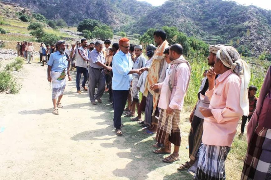 أبناء الزريقة يكرمون المهندس المرفدي بلقب "قلب الزريقة"