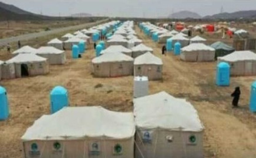 وفاة 4 أطفال نازحين بغرق في مخيم السويداء في محافظة مأرب ....