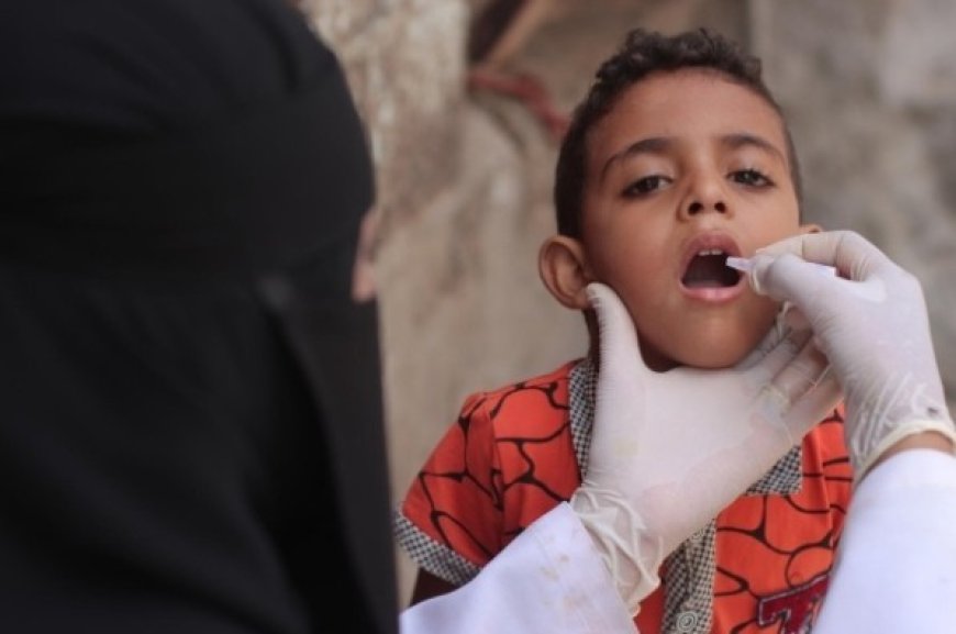 اليمن تسجل 451 حالة شلل الاطفال معظمها في المناطق الحو..ثية...