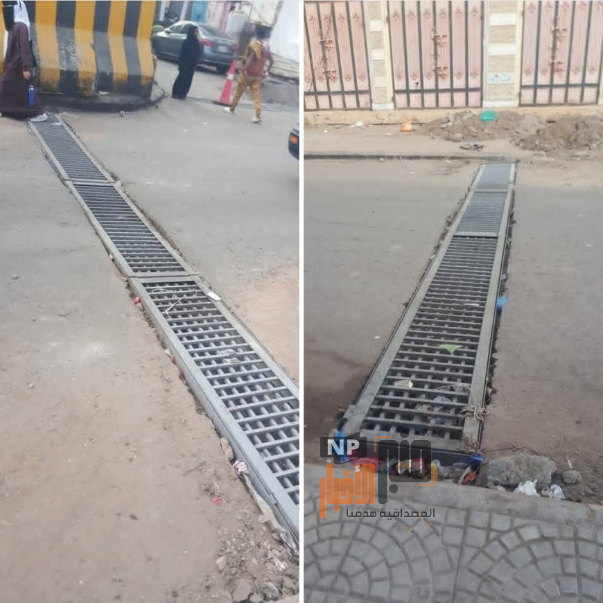 مهندس عدني ينتقد مشروع تصريف السيول أمام البنك المركزي بصيرة