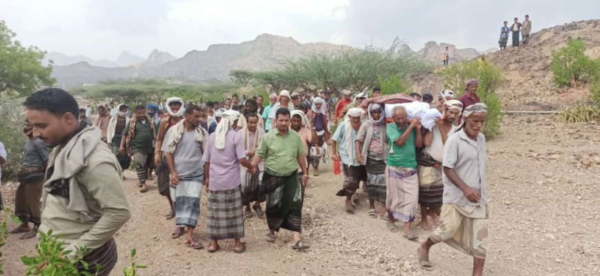 حضور رئيس الانتقالي وقائد قوات الحزام الأمني، مدير أمن وشرطة المسيمير... تشييع مهيب لجثمان الشيخ سعد حسن طاهر...