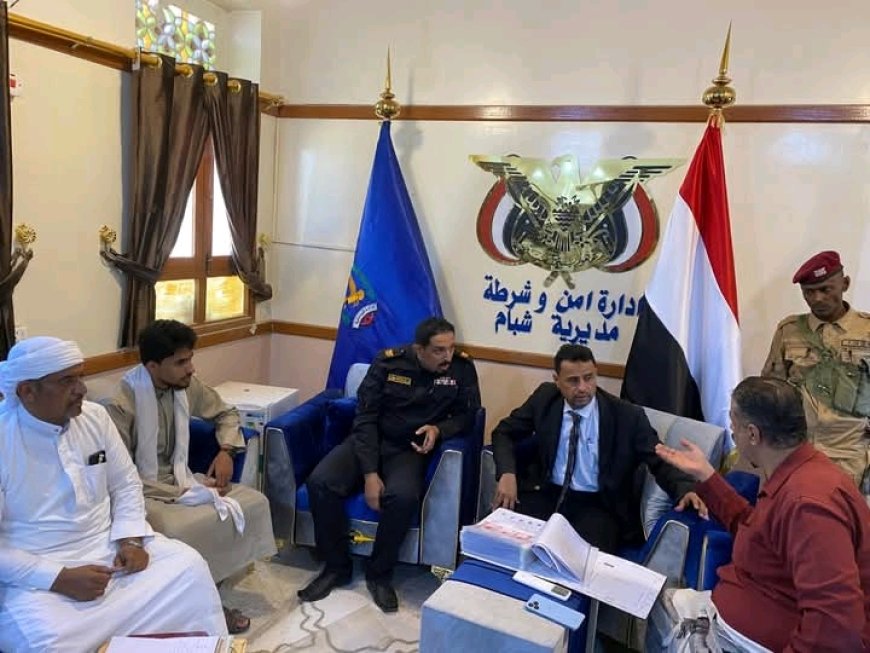 رئيس نيابة استئناف سيئون يطّلع على سير العمل الأمني والقضائي في مديرية شبام...