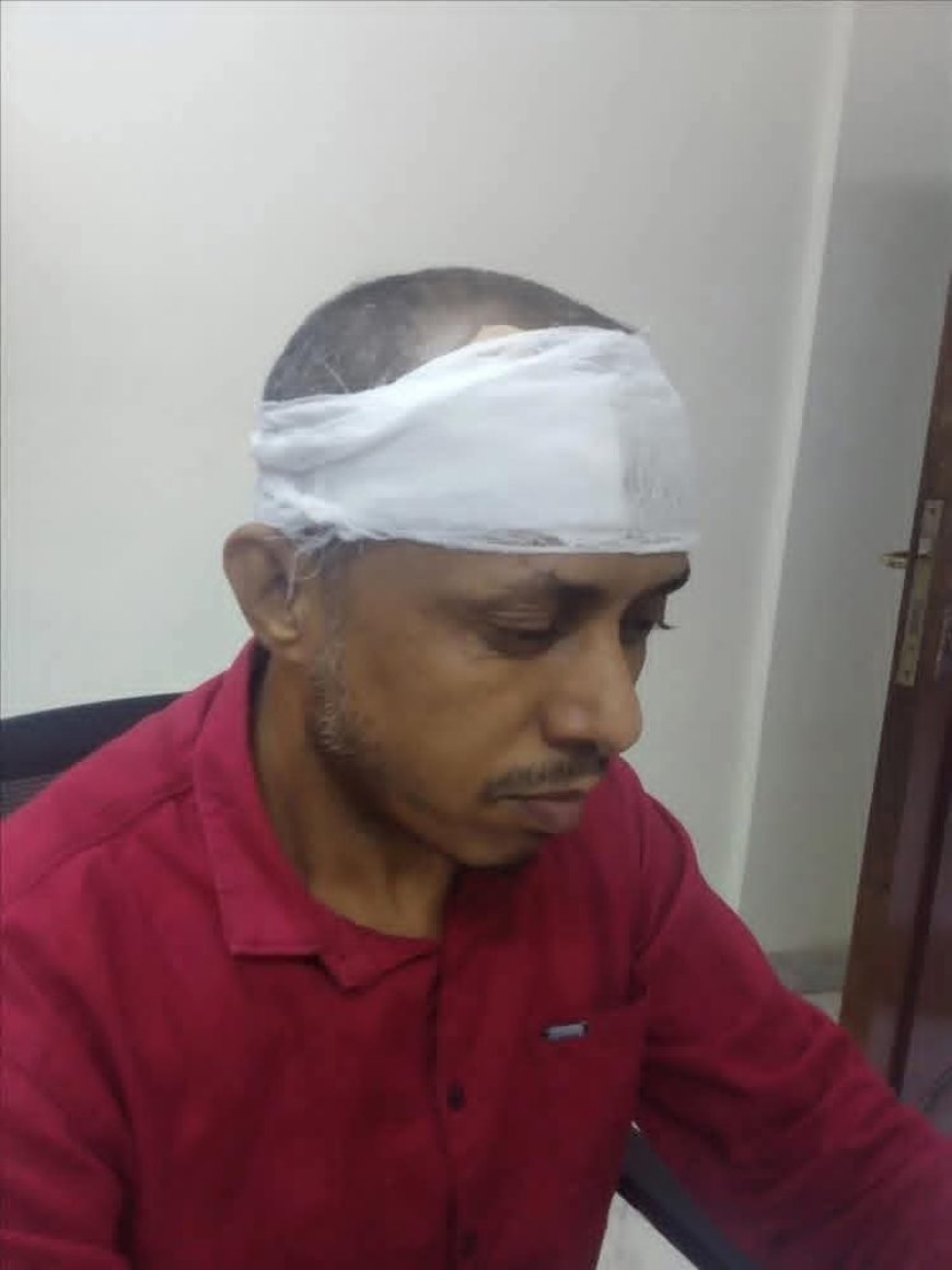 اعتداء غادر على الصحفي صالح أبو عوذل في عدن وهيئة تحرير "منبر الأخبار" تطالب بمحاسبة الجاني