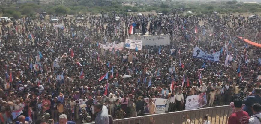 عاجل: بحضور الزُبيدي الضالع تحتشد بالآلاف احتفاءً بذكرى ثورة 14 أكتوبر 