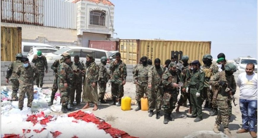 الاجهزة الأمنية في العاصمة عدن تتلف طناً من المخدرات...