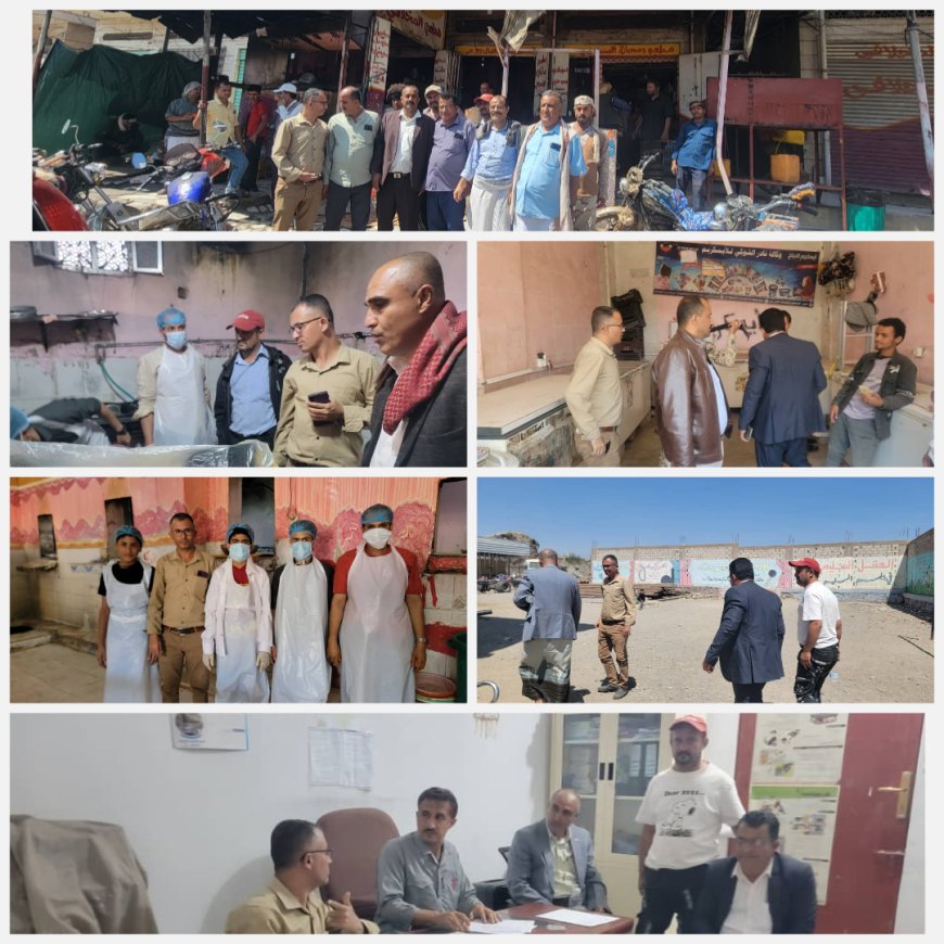 المدير العام بكر الشاعري: حملة التفتيش مستمرة لضمان سلامة المواطنين بمديرية قعطبة