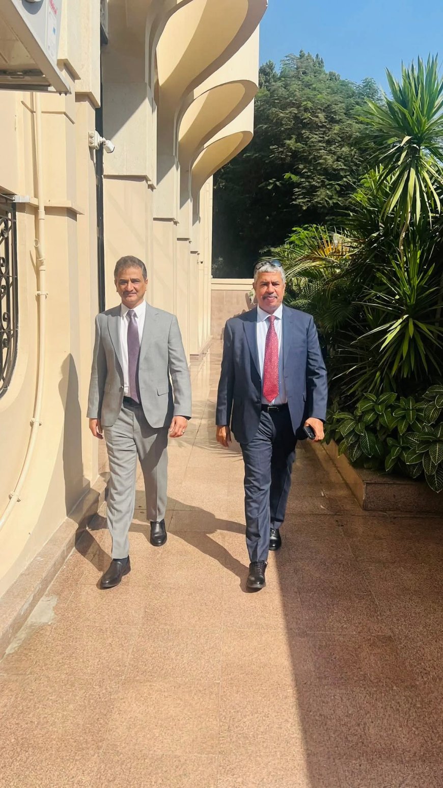 المحافظ لملس يتفقد السفارة اليمنية في مصر