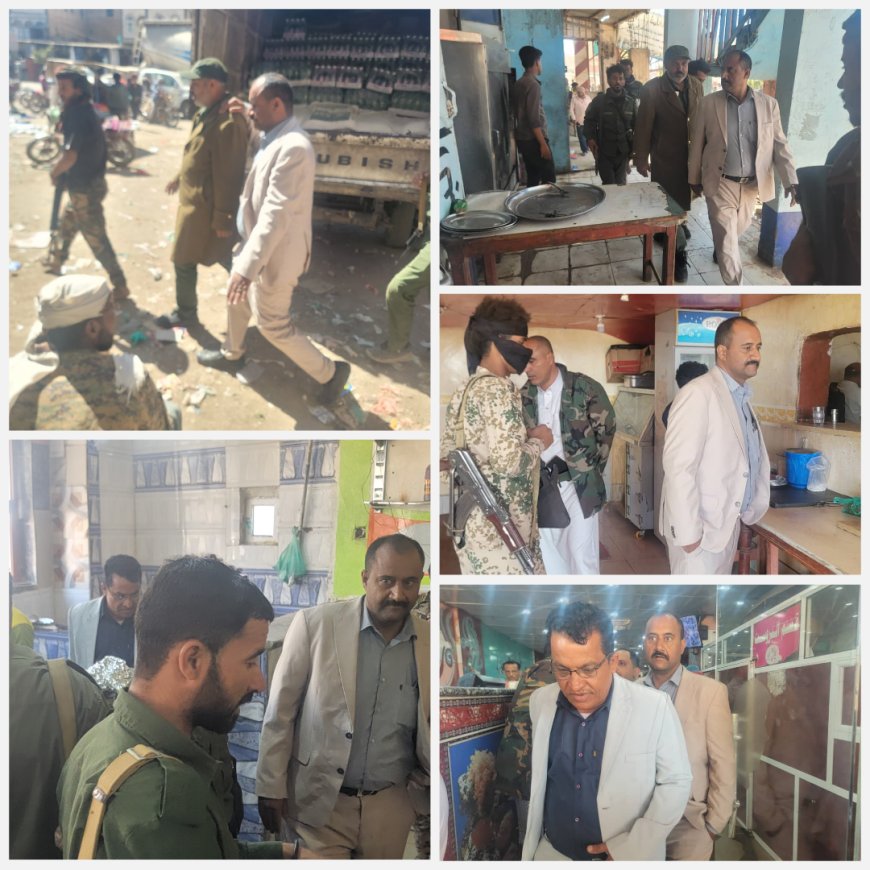 التوعية والحد من انتشار الأمراض: المدير الشاعري ينفذ حملة تفتيشية في مدينة الجبارة بمريس