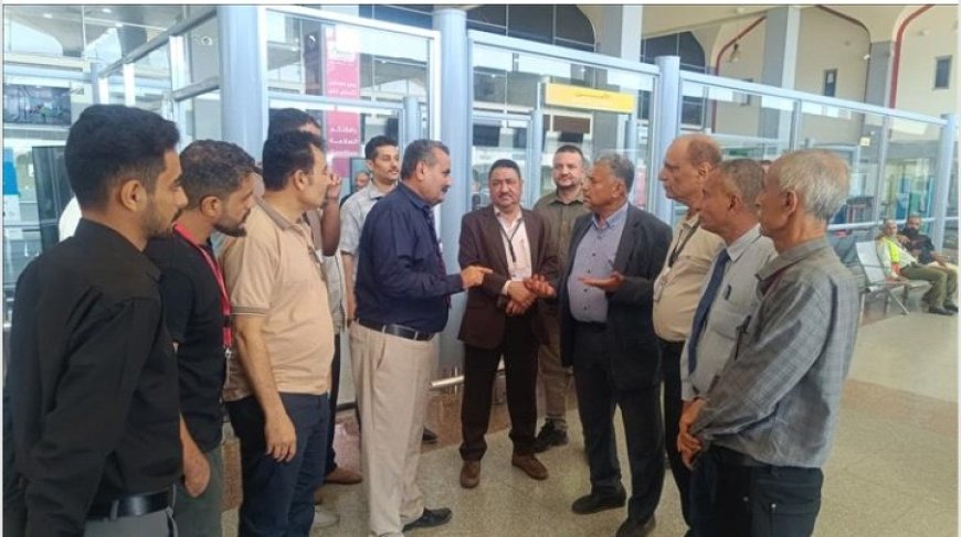 نائب محافظ عدن يؤكد حرص المحافظة على تقديم الدعم وتسهيل مهام العمل الجمركي في مطار العاصمة عدن..،...