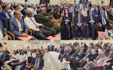 ابوسهيل والصماتي يشاركان انطلاق أعمال مؤتمر خطة التنمية الاقتصادية والاجتماعية لمحافظة لحج 2026–2030 في العاصمة عدن