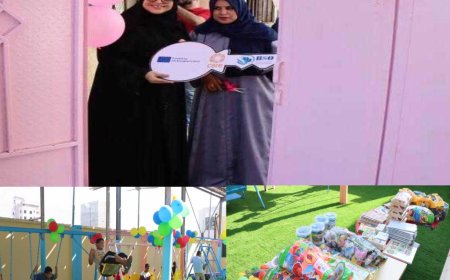 مدير عام التأهيل الاجتماعي تفتتح مشروع تحسين البيئة التعليمية لأطفال التوحّد بعدن