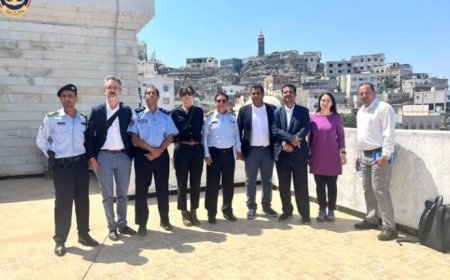 لجنة العقوبات الأممية وحفر السواحل يبحثان في العاصمة عدن تعزيز الأمن البحري.....