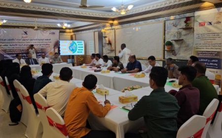 سيئون: منظمة صدى تدشن دورة تدريبية في التغير المناخي والطاقة المتجددة لبناء قدرات الصحفيين....