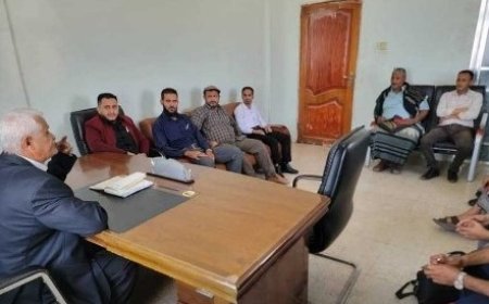 رئيس النيابة العامة في لحج يعقد اجتماعاً بأعضاء نيابة تبن الابتدائية...