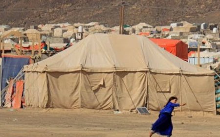 نداء استغاثة لإنقاذ نازحي مأرب من برد الشتاء القارس...