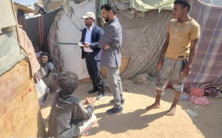 مساعد منسق مدينة مأرب لائتلاف الخير يزور فرق المسح الميداني للبرنامج الغذاء العالمي   