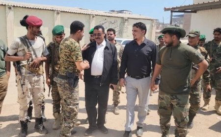 الداؤودي و الحسيني يتفقدان مستوى الأداء والإنضباط بالقطاع الثالث حزام أمني بمديرية المنصورة....