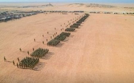 قوات دفاع شبوة تحتفل بتخريج اللواء الثامن واستعراض جاهزيته القتالية...