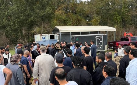 الجالية الجنوبية والعربية تودع الشاب رعد الصولاني إلى مثواه الأخير في ولاية لوزيانا الاميركية 