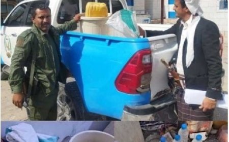 حملة أمنية تضبط مصنع خمر محلي في مدينة عتق بشبوة وتحيل المتورطين للنيابة...