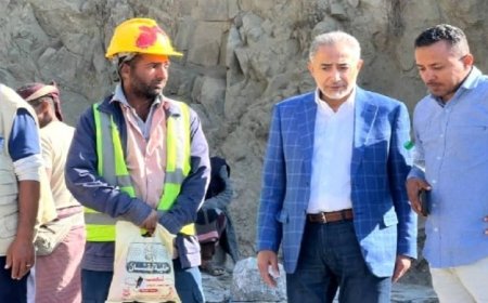 رئيس مجلس إدارة إقليم اليمن يتفقد سير صيانة طريق «الأعروق - حيفان» الرابط بين تعز وعدن...