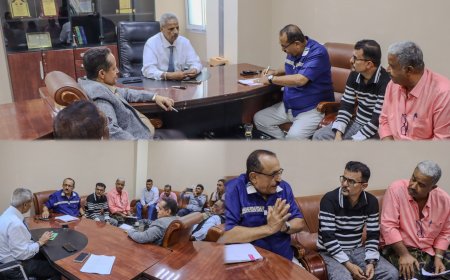 محافظ لحج يناقش مع الإعلام والثقافة والسياحة استعدادات مهرجان 30 نوفمبر