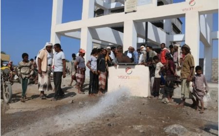 الخوخة تشهد افتتاح مشروع مياه متكامل...  