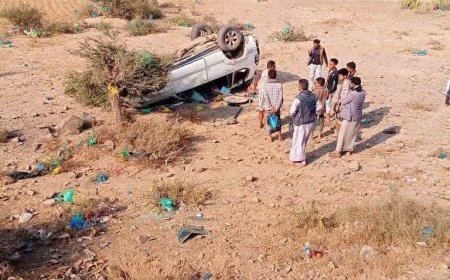 عاجل:وفاة شيخ قبلي بارز جراء حادث مروري بتعز