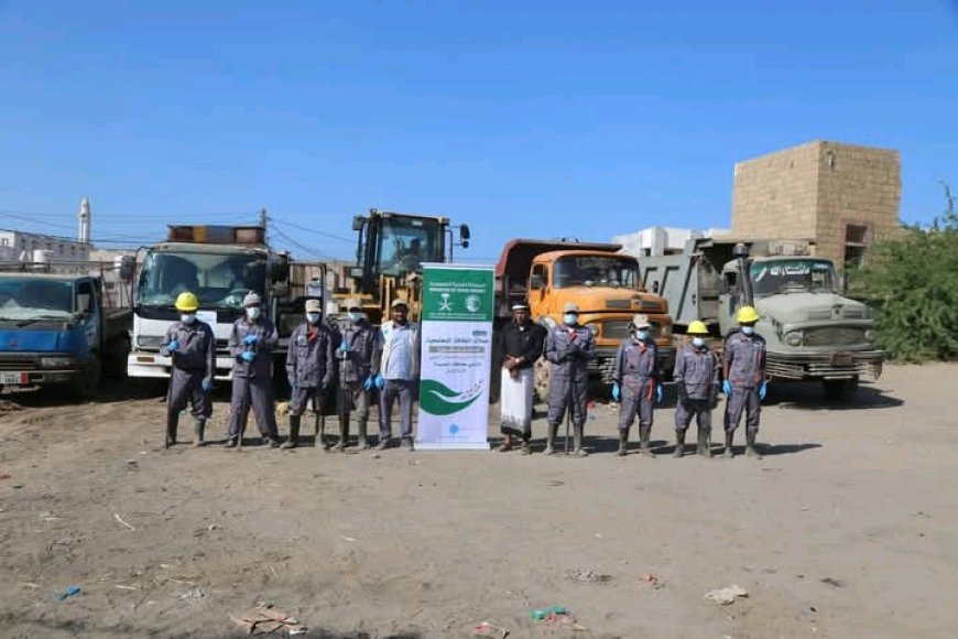 تدشين حملة نظافة شاملة في الخوخة بدعم مركز الملك سلمان