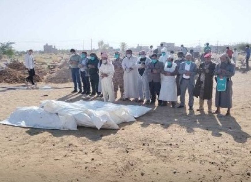 نيابة استئناف مأرب تدفن 15 جثة مجهولة الهوية بالتعاون مع الصليب الأحمر الدولي....