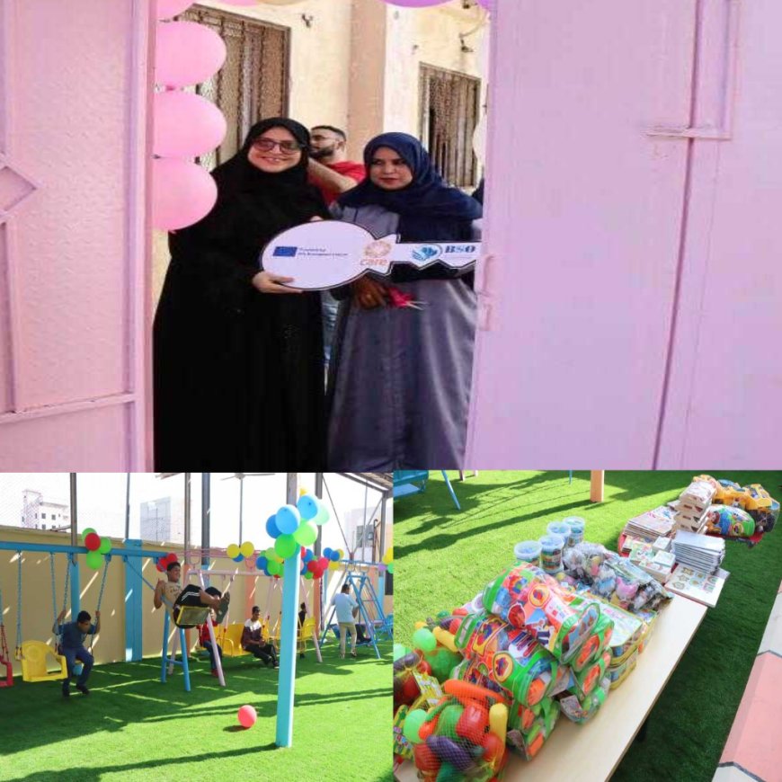 مدير عام التأهيل الاجتماعي تفتتح مشروع تحسين البيئة التعليمية لأطفال التوحّد بعدن