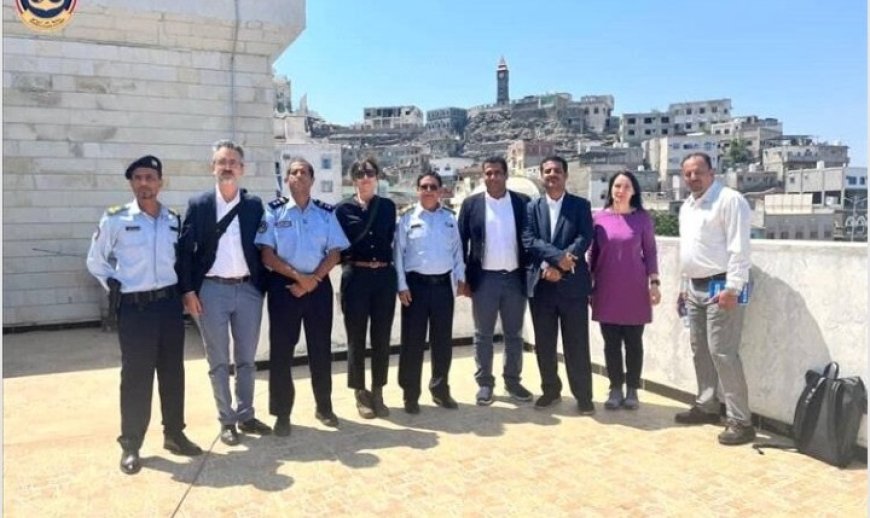 لجنة العقوبات الأممية وحفر السواحل يبحثان في العاصمة عدن تعزيز الأمن البحري.....