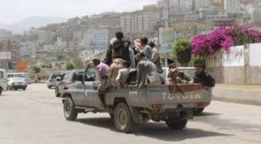 مواجهات مسلحة في إب بعد مقتل شيخ قبلي على يد مليشيا الحو...ثي....