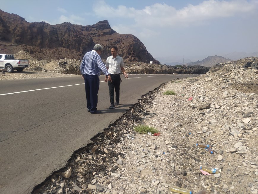 بتوجيهات وزير الأشغال ومتابعة رئيس صندوق صيانة الطرق … دراسة عاجلة لمعالجة المنعطفات الخطرة في طريق العرقوب بأبين