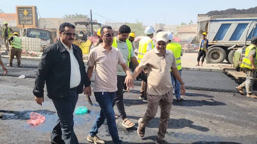 مدير عام المنصورة يتفقد الأعمال النهائية بمشروع إعادة تأهيل شارع الخمسين....