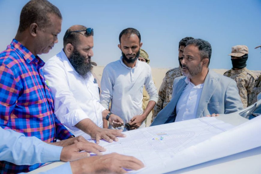 هيئة الأراضي بأبين تبدأ أعمال الإسقاطات الميدانية لتثبيت أراضي المواطنين في مخططات العلم