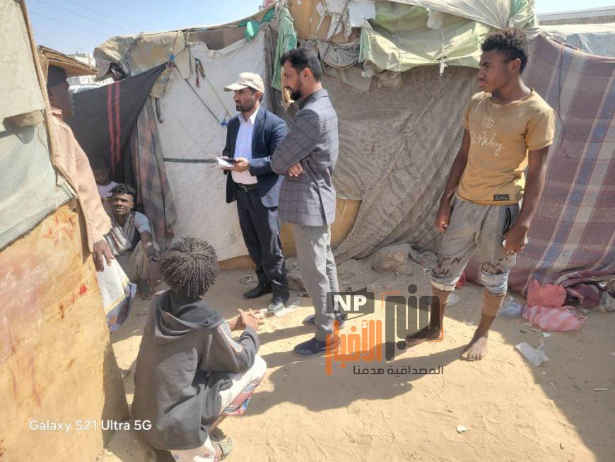 مساعد منسق مدينة مأرب لائتلاف الخير يزور فرق المسح الميداني للبرنامج الغذاء العالمي   