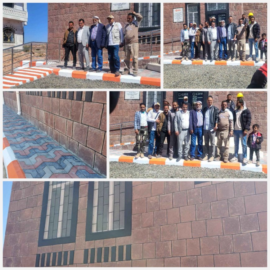 بتكليف المدير الشاعري: مدير مكتب الصحة بمديرية قعطبة يستلم الوحدة الصحية الكتمي ويثمّن دعم منظمة كير العالمية.