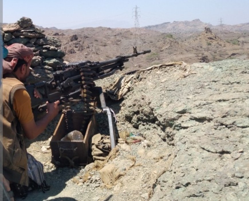 القوات الجنوبية المسلحة تحبط في جبهة كرش  إمحاولة تسلل حو..ثية ..