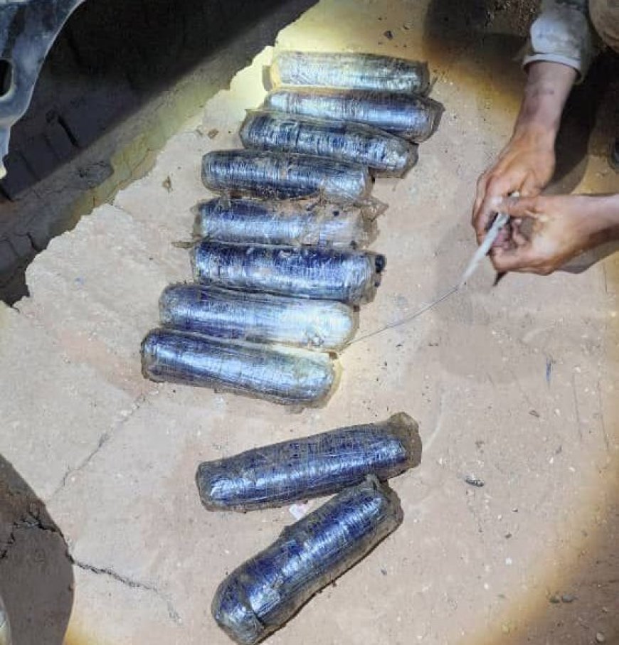 كتيبة حماية وأمن منفذ الوديعة تُحبط تهريب 24 كيلوغراماً من الحشيش المخدر كانت في طريقها إلى السعودية....