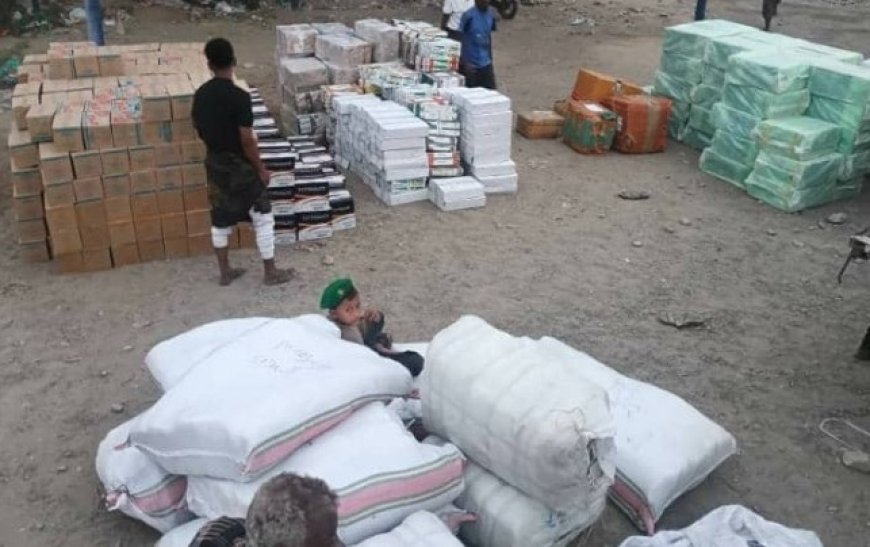 ضبط شحنة سجائر مهربة مخفية داخل شاحنة في أبين...