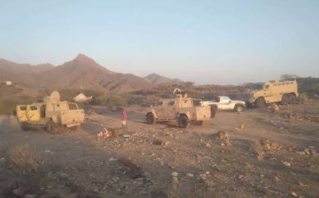 القوات الجنوبية تتصدى لهجوم إرهابي بوادي عومران بمحافظة أبين....  