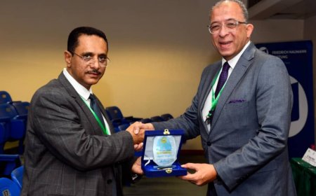 جامعة تعز تكرّم الجمعية العربية للبحوث الاقتصادية وتشارك في إطلاق تقرير التنمية العربية 2025 في بيروت