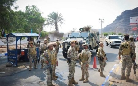 قوات العاصفة تتسلم قصر معاشيق في العاصمة عدن ...