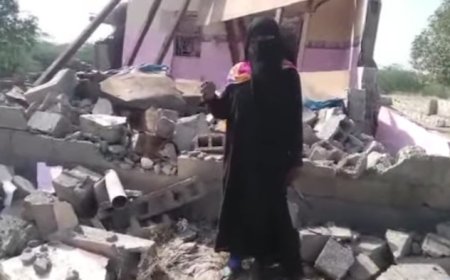 مليشيا الحو...ثي تشن حملة اعتقالات للمواطنين وهدم منازلهم بمديرية الدريهمي...